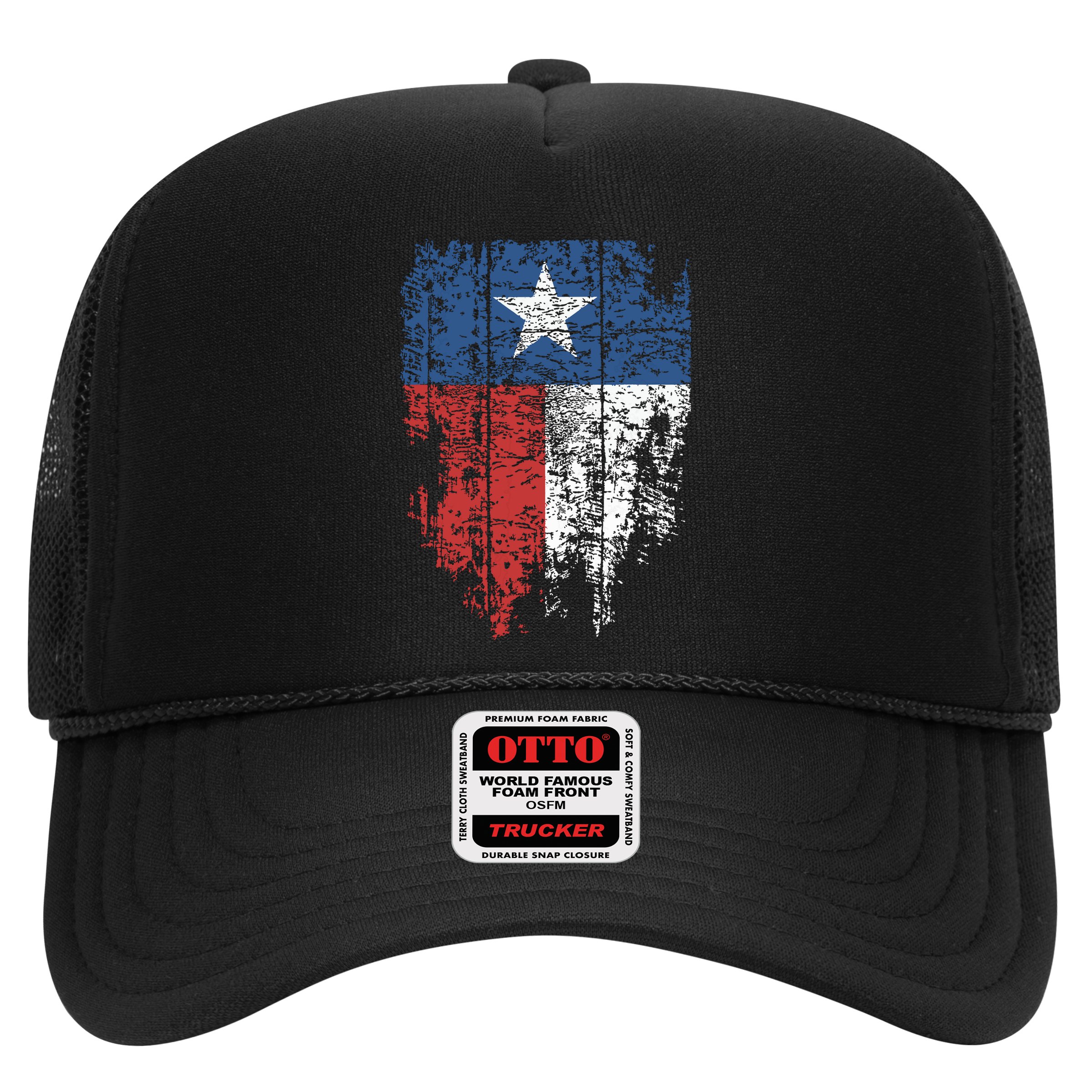 Texas Distressed Texas State Flag Hat