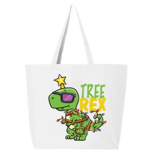 Trex Dinosaur Tyrannosaurus Tree Rex Christmas Tree Gift 25L Jumbo Tote