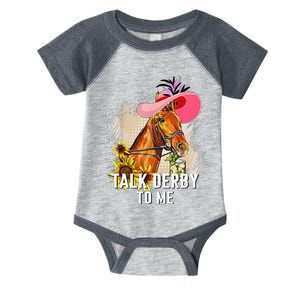 Talk Derby To Me Horse Racing Derby Day Infant Baby Jersey Bodysuit