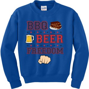 Truck Driving Usa Bbq Beer Freedom Traveling Tee Gift Kids Sweatshirt