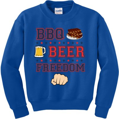 Truck Driving Usa Bbq Beer Freedom Traveling Tee Gift Kids Sweatshirt