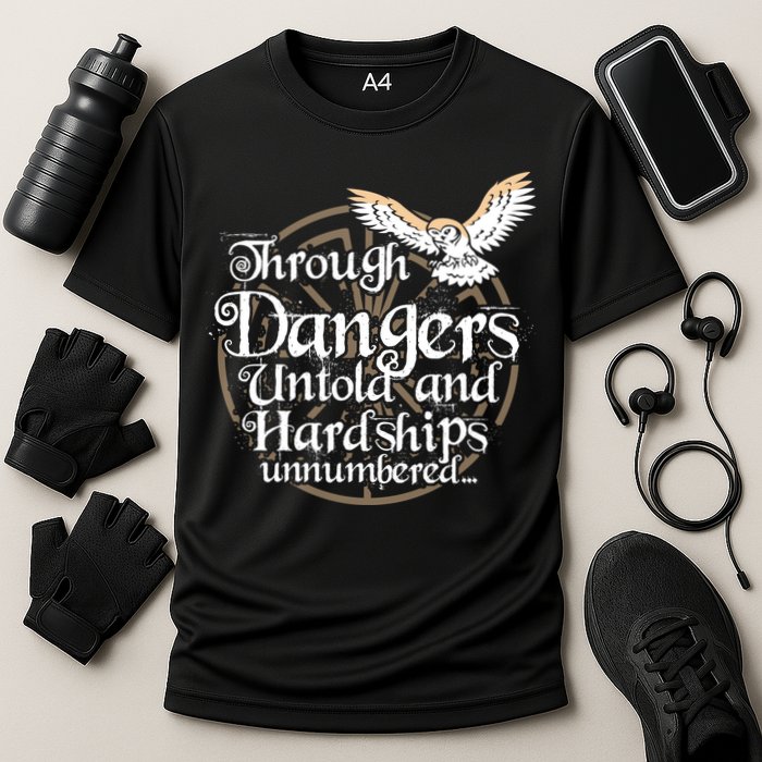 Through Dangers Untold And Hardships Unnumbered Cooling Performance Crew T-Shirt