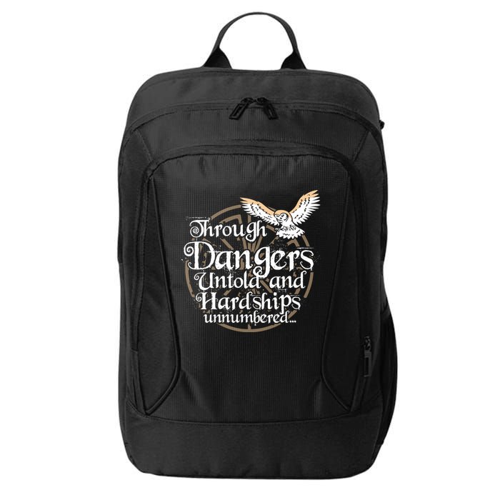 Through Dangers Untold And Hardships Unnumbered City Backpack