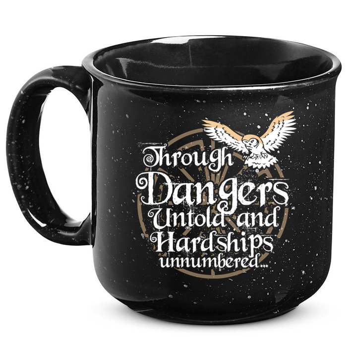 Through Dangers Untold And Hardships Unnumbered 15oz Campfire Ceramic Mug