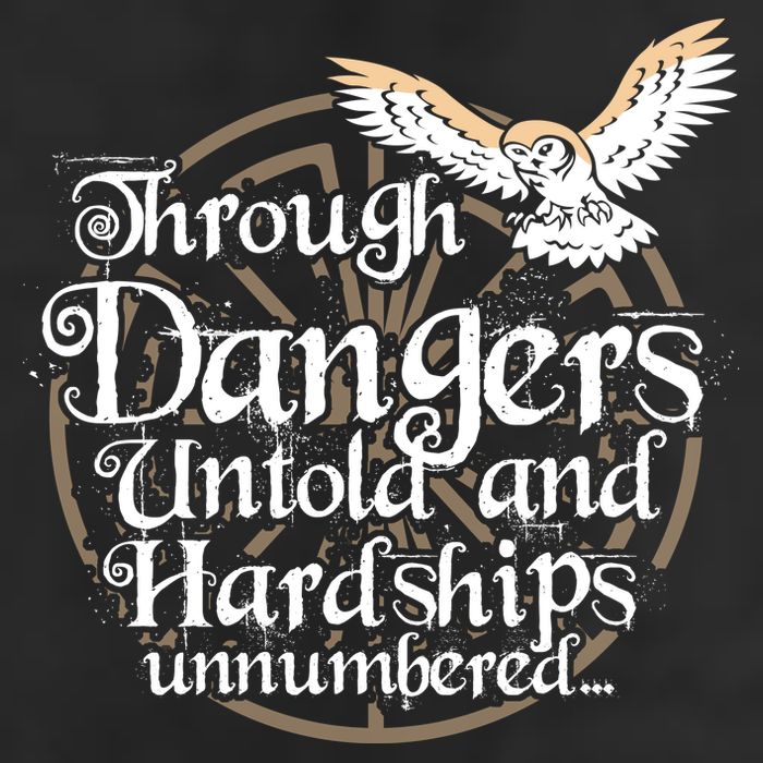 Through Dangers Untold And Hardships Unnumbered 25L Jumbo Tote
