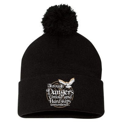 Through Dangers Untold And Hardships Unnumbered Pom Pom 12in Knit Beanie