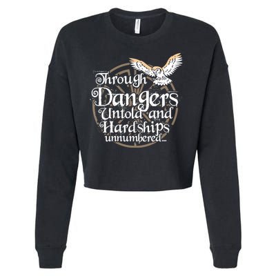 Through Dangers Untold And Hardships Unnumbered Cropped Pullover Crew