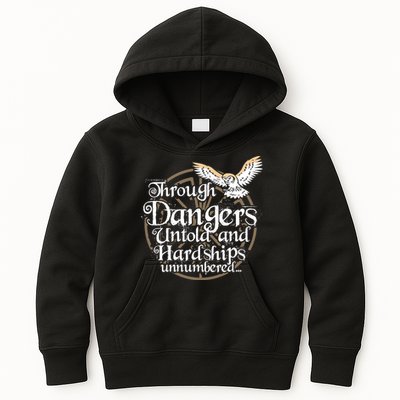 Through Dangers Untold And Hardships Unnumbered Kids Hoodie