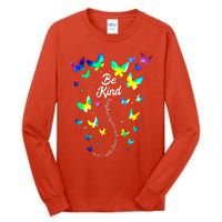 Tie Dye Unity Day Orange Anti Bullying Be Kind Kindness Tall Long Sleeve T-Shirt