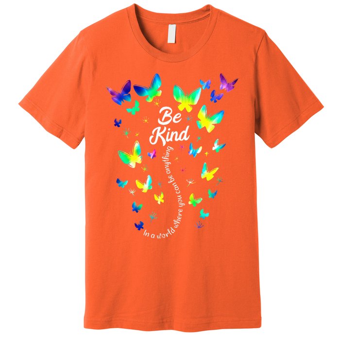 Tie Dye Unity Day Orange Anti Bullying Be Kind Kindness Premium T-Shirt