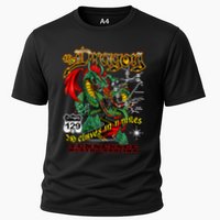The Dragon Us 129 318 Curves 11 Miles Design Cooling Performance Crew T-Shirt
