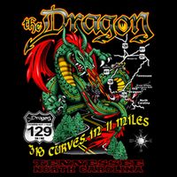The Dragon Us 129 318 Curves 11 Miles Design Cooling Performance Crew T-Shirt