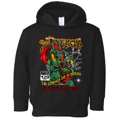 The Dragon Us 129 318 Curves 11 Miles Design Toddler Hoodie