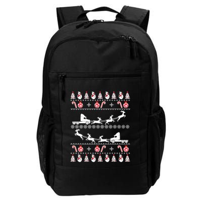 Truck Driver Ugly Christmas Funny Gift Trucker Xmas Costume Backpack