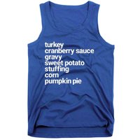 Thanksgiving Dinner U Funny Turkey Day Holiday Gift Tank Top