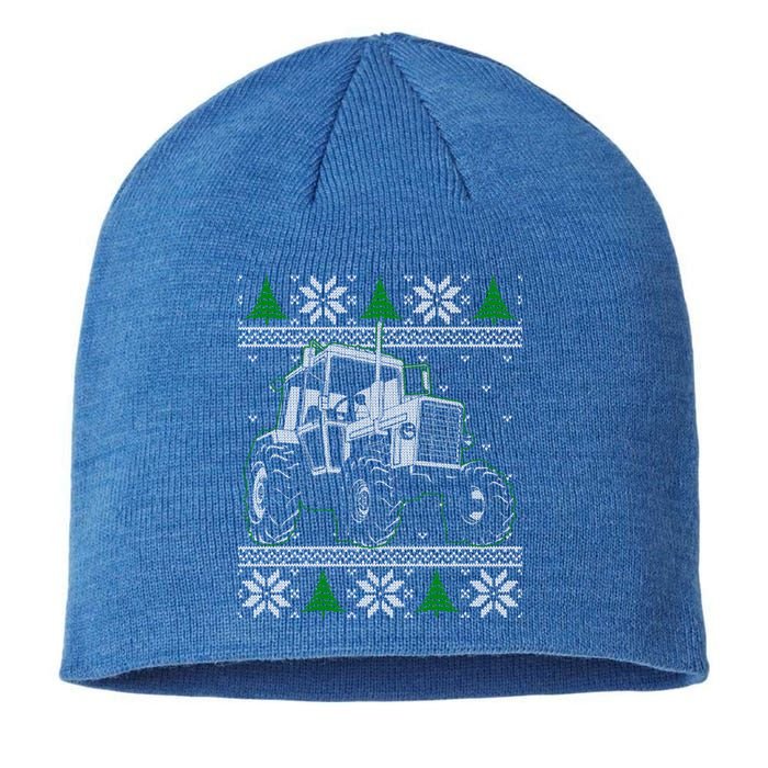 Tractor Driver Ugly Christmas Farm Operator Gift Sustainable Beanie