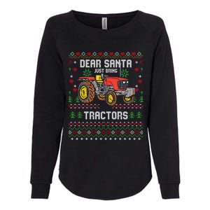 Tractor Driver Ugly Xmas Harvester Farmer Christmas Gift Womens California Wash Sweatshirt