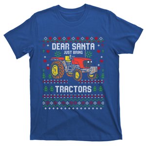 Tractor Driver Ugly Xmas Harvester Farmer Christmas Gift T-Shirt