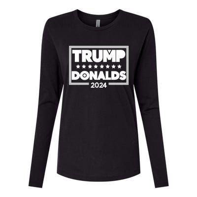 Trump Donalds Voter Clothing 2024 Election Gift Womens Cotton Relaxed Long Sleeve T-Shirt