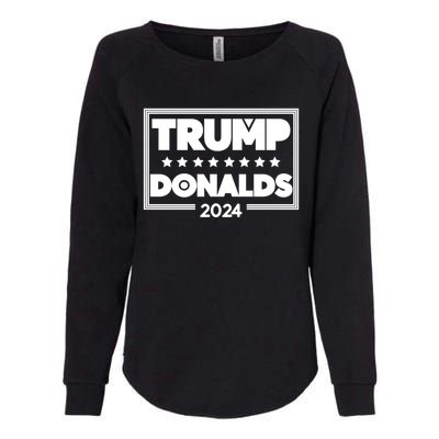 Trump Donalds Voter Clothing 2024 Election Gift Womens California Wash Sweatshirt