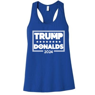 Trump Donalds Voter Clothing 2024 Election Gift Women's Racerback Tank