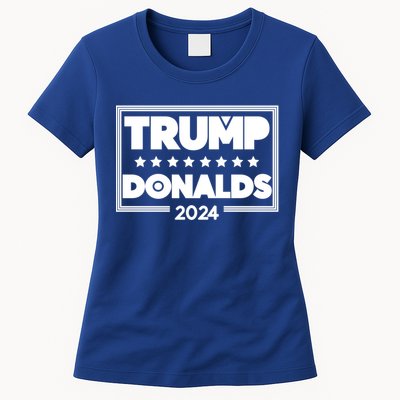 Trump Donalds Voter Clothing 2024 Election Gift Women's T-Shirt