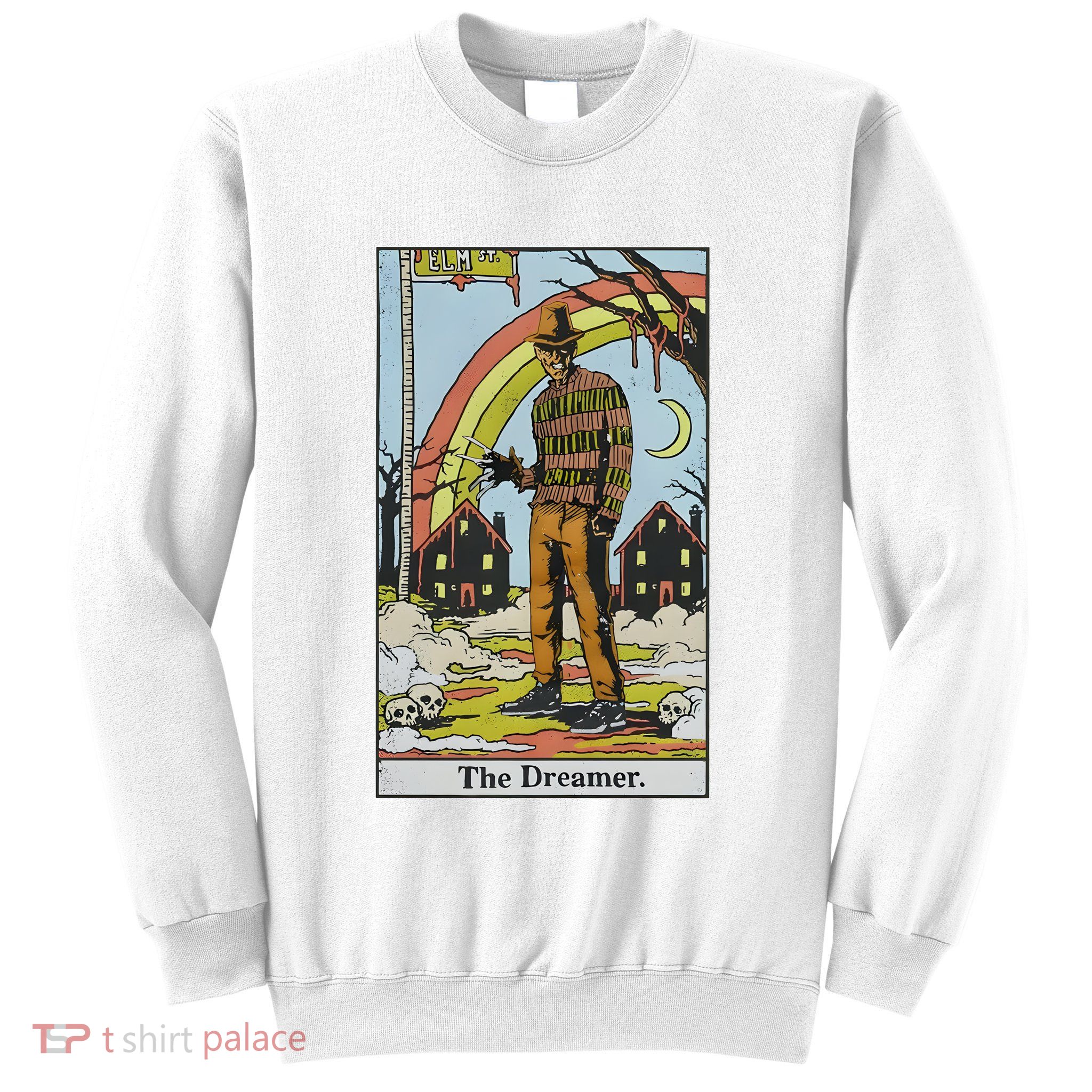 The Dreamer Vintage Nightmare Horror Characters Sweatshirt