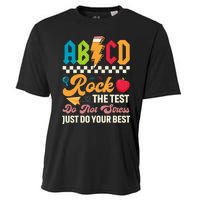 Test Day Vintage Testing Abcd Rock The Test Day Teachers Students Cooling Performance Crew T-Shirt