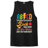 Test Day Vintage Testing Abcd Rock The Test Day Teachers Students PosiCharge Competitor Tank