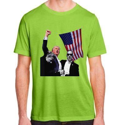 Trump Defiant Victory July 13th 2024 Rise Up America Adult ChromaSoft Performance T-Shirt