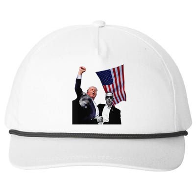 Trump Defiant Victory July 13th 2024 Rise Up America Snapback Five-Panel Rope Hat