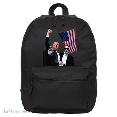 Trump Defiant Victory July 13th 2024 Rise Up America 16 in Basic Backpack