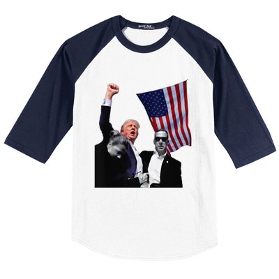 Trump Defiant Victory July 13th 2024 Rise Up America Baseball Sleeve Shirt