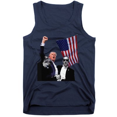 Trump Defiant Victory July 13th 2024 Rise Up America Tank Top