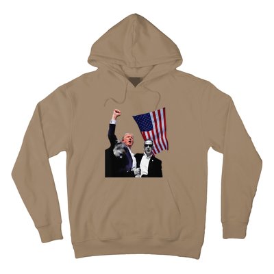 Trump Defiant Victory July 13th 2024 Rise Up America Hoodie