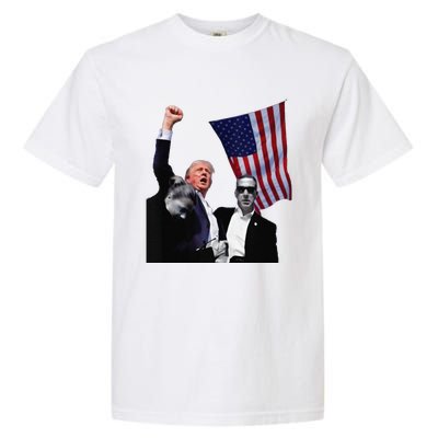 Trump Defiant Victory July 13th 2024 Rise Up America Garment-Dyed Heavyweight T-Shirt