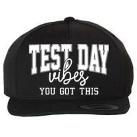 Test Day Vibes You Got This Wool Snapback Cap