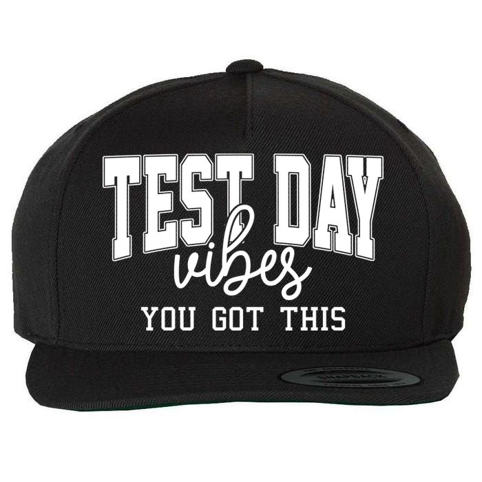 Test Day Vibes You Got This Wool Snapback Cap