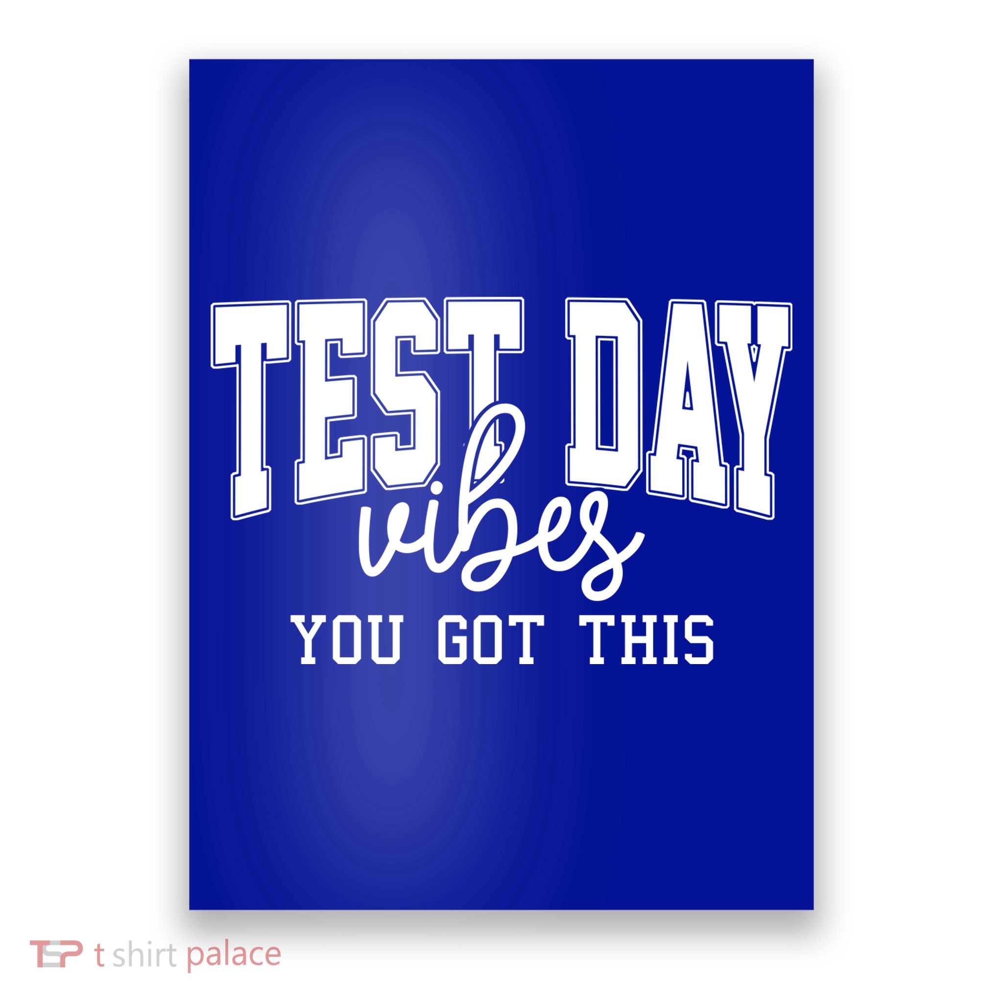 Test Day Vibes You Got This Poster