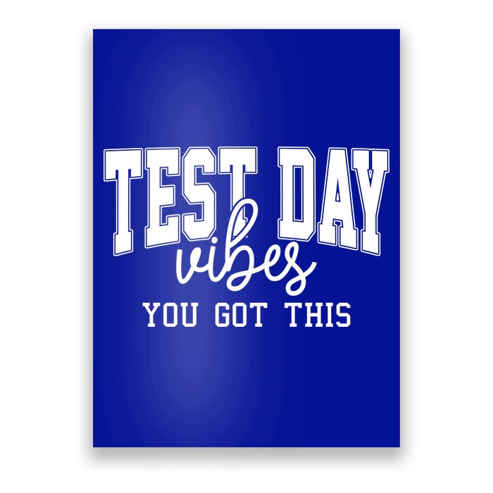 Test Day Vibes You Got This Poster