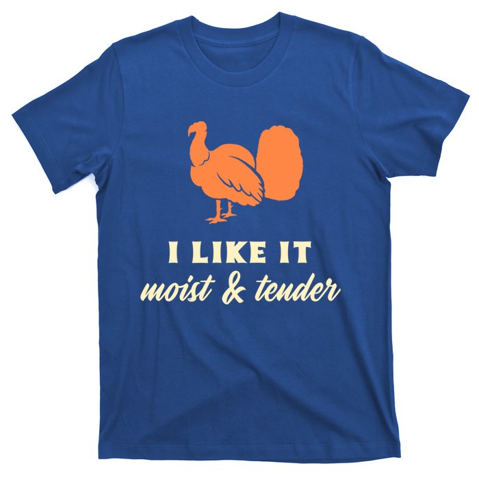 Thanksgiving Dad Vintage Bbq I Like It Moist And Tender Gift T-Shirt