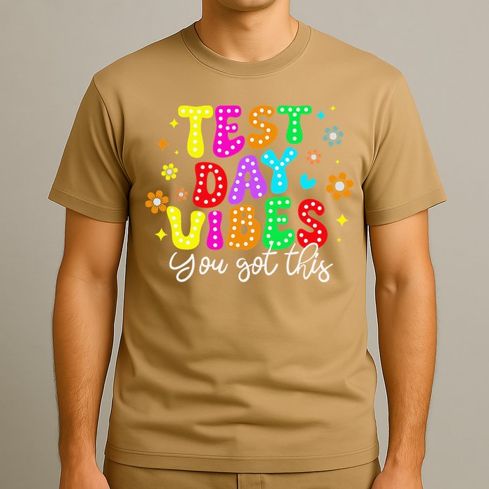 Test Day Vibes Groovy Testing Day Teacher Student T-Shirt
