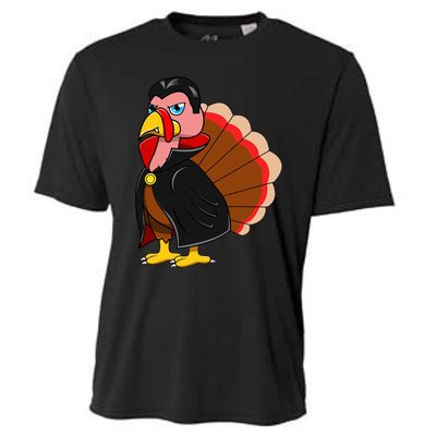 Turkey Dracula Vampire Costume for Thanksgiving Fans Cooling Performance Crew T-Shirt