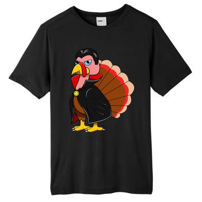 Turkey Dracula Vampire Costume for Thanksgiving Fans Tall Fusion ChromaSoft Performance T-Shirt