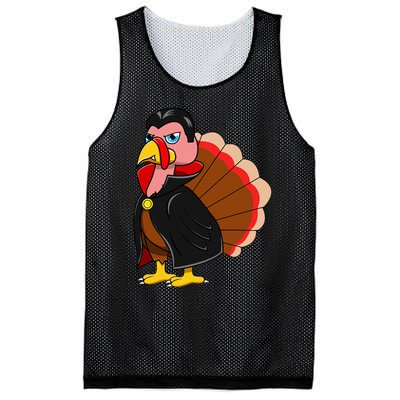 Turkey Dracula Vampire Costume for Thanksgiving Fans Mesh Reversible Basketball Jersey Tank