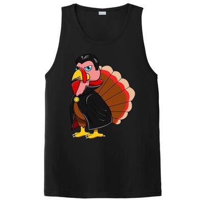 Turkey Dracula Vampire Costume for Thanksgiving Fans PosiCharge Competitor Tank