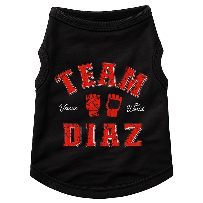 Team Diaz Vs The World Family Last Name Fighter Doggie Tank