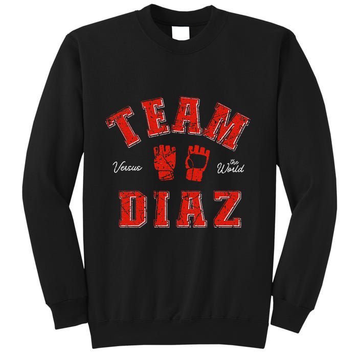 Team Diaz Vs The World Family Last Name Fighter Sweatshirt