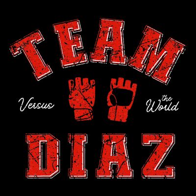 Team Diaz Vs The World Family Last Name Fighter T-Shirt