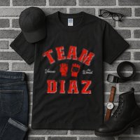 Team Diaz Vs The World Family Last Name Fighter Tall T-Shirt